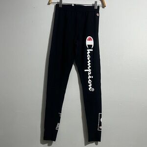 Champion Women’s Black Leggings with Logo